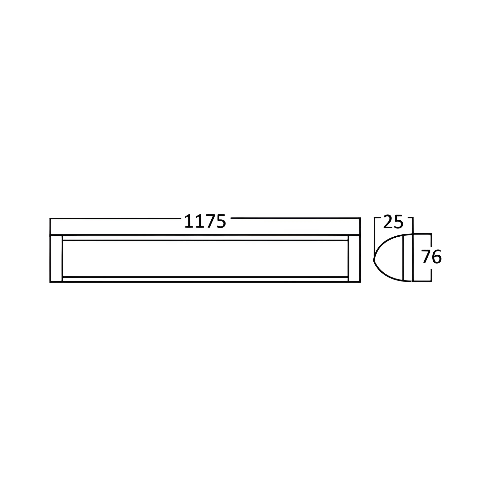 LED LINIJSKA SVETILJKA 1.2M 35W 4000K — slika 6