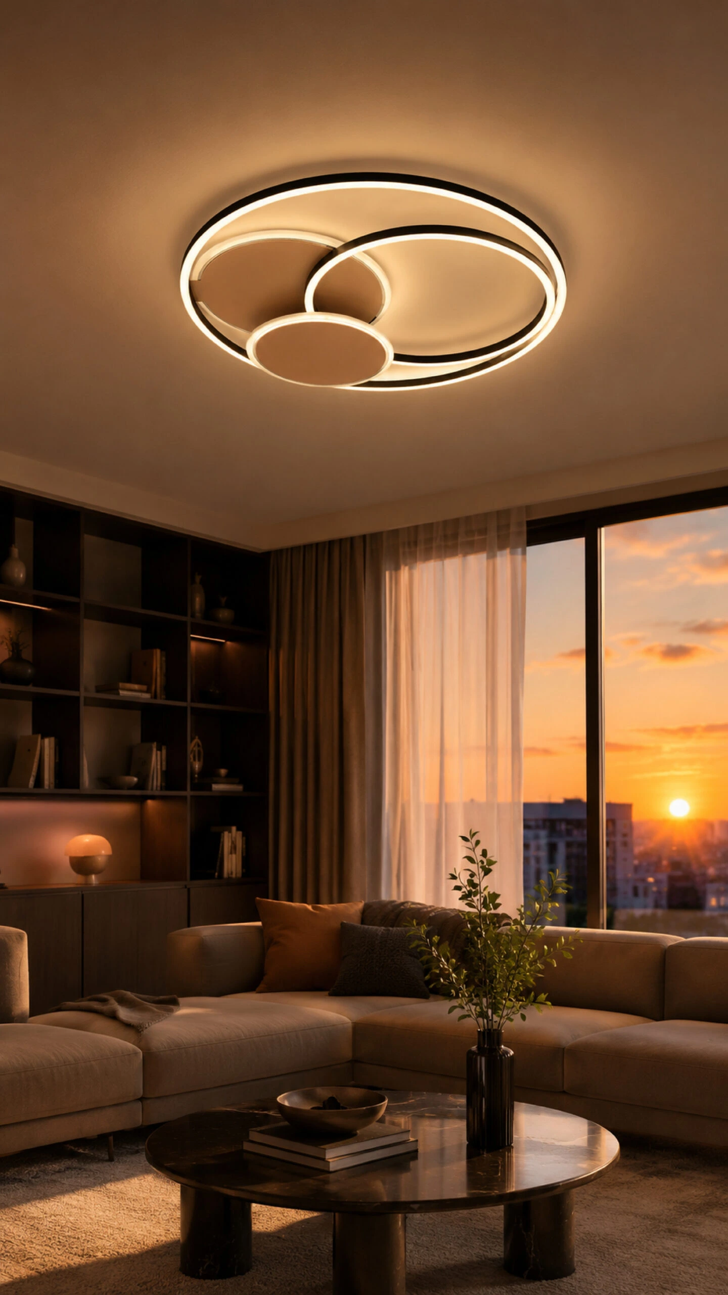 LED plafonska lampa F2102-36C BK+RG — slika 2