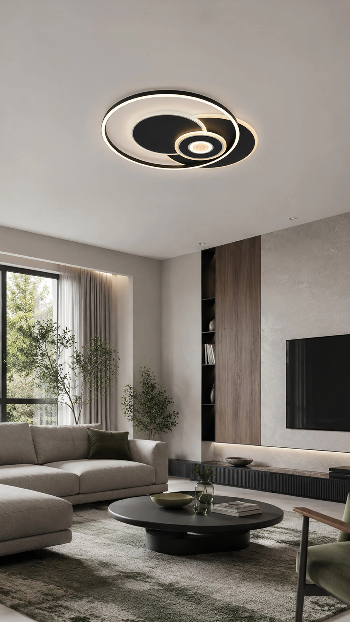 LED plafonska lampa F2103-36C BK — slika 2