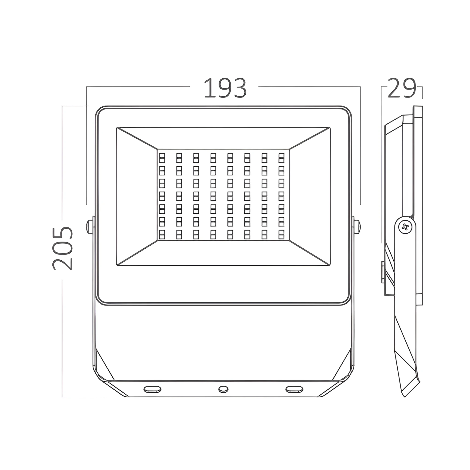LED REFLEKTOR 50W CRNI RGB IP65 — slika 6