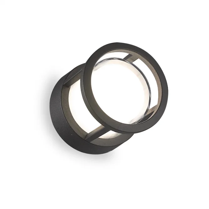 SVETILJKA JM-4609 ZIDNA 6W 3000K IP54 CRNA — slika 3