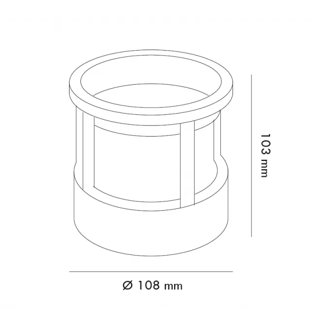 SVETILJKA JM-4609 ZIDNA 6W 3000K IP54 CRNA — slika 4
