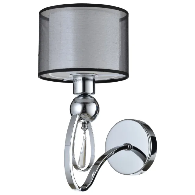Zidna lampa F7111-1Z CH+BK