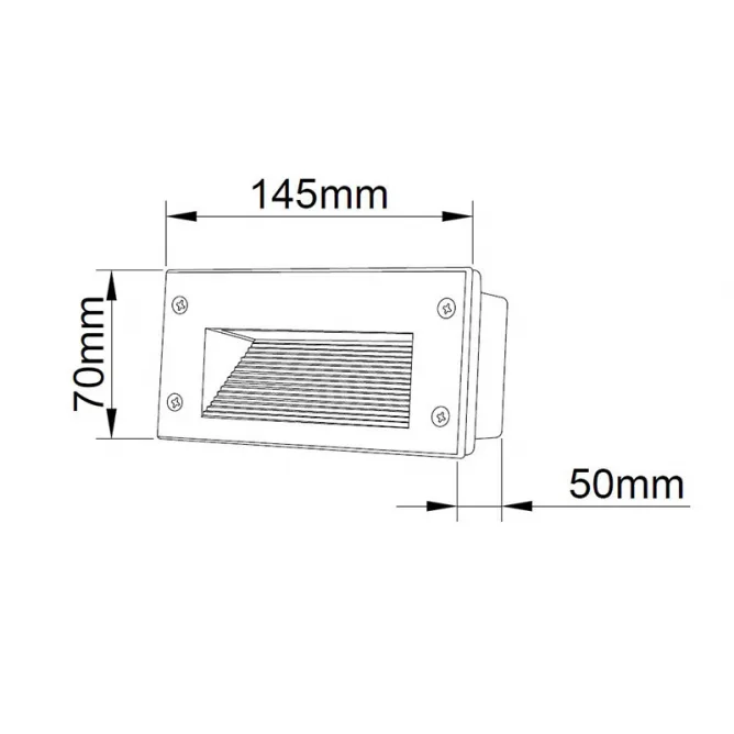 LED SVETILJKA JM 041 ZIDNA 3W 3000K IP54 BELA — slika 3