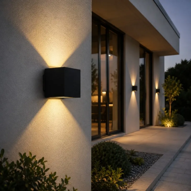 LED SVETILJKA JM-012 ZIDNA 2X3W 3000K CRNA — slika 2