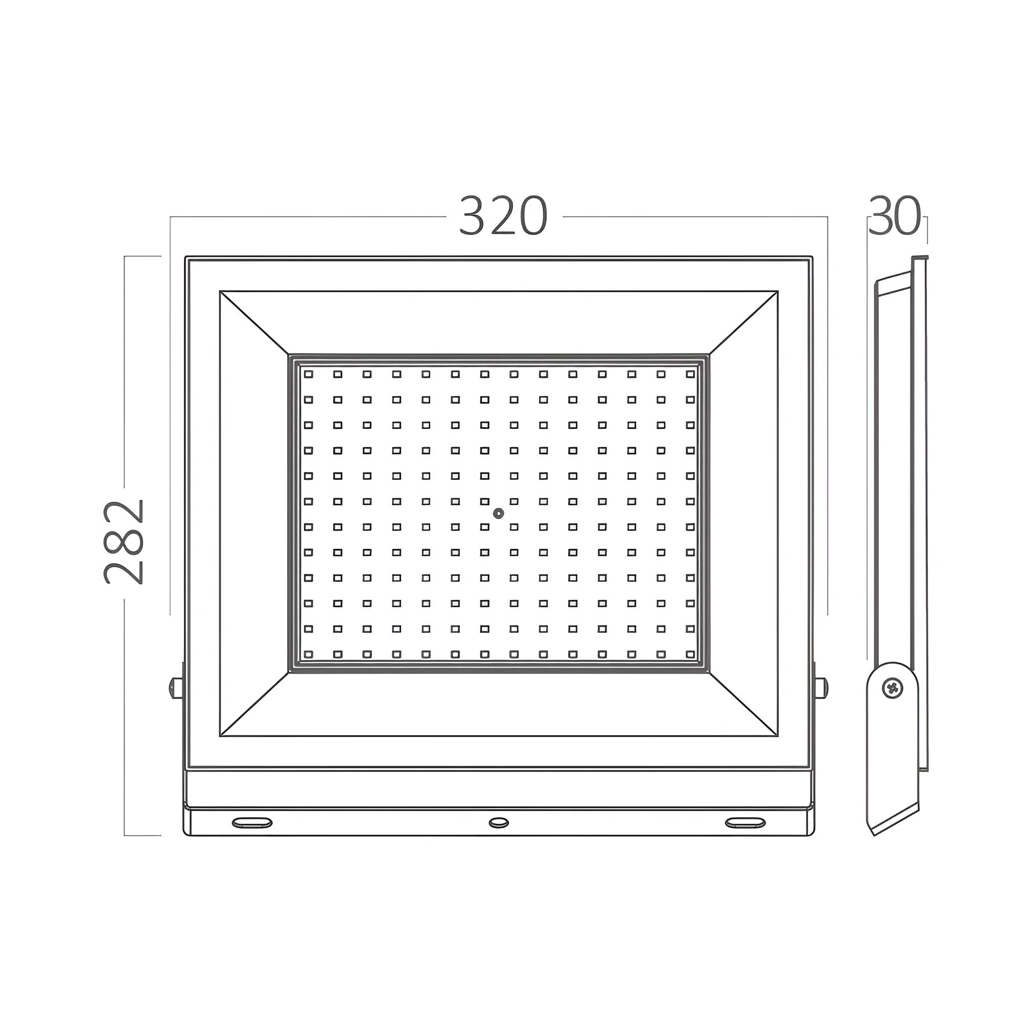 LED REFLEKTOR 150W CRNI 6500K IP65 — slika 6