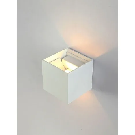 LED SVETILJKA JM-012 ZIDNA 2X3W 3000K BELA — slika 4