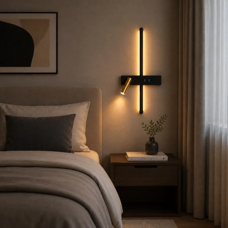 SOLEA 180 ZIDNA LAMPA 7W+3W 3000K — slika 2