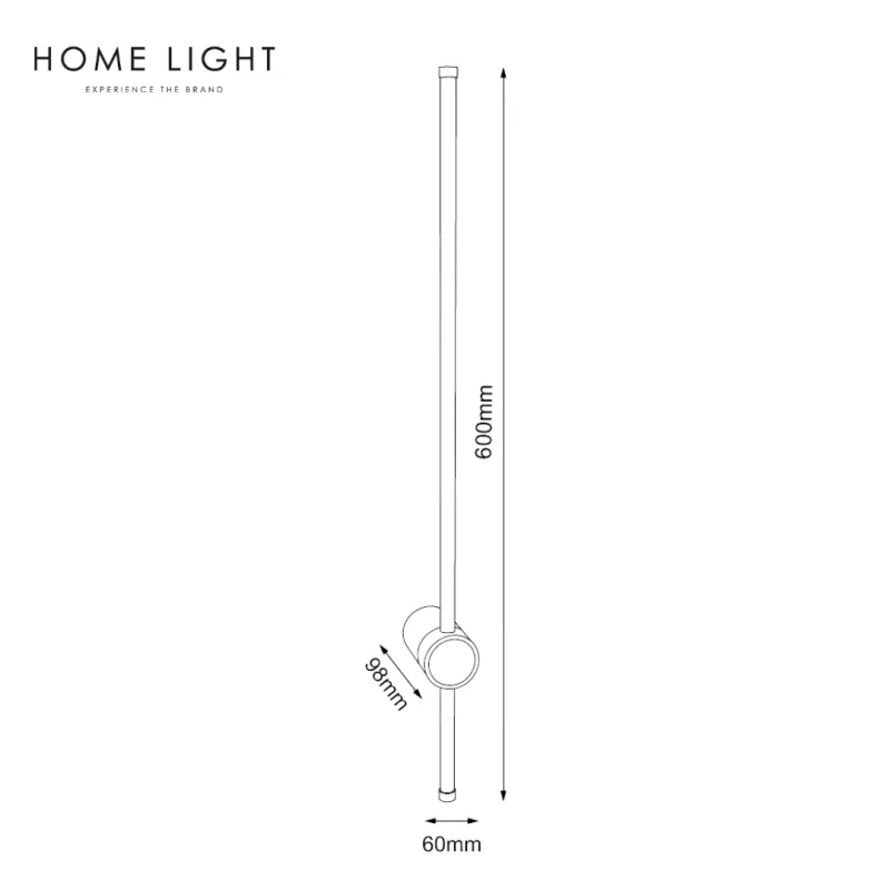 SOLEA 178 ZIDNA LAMPA 7W 3000K CRNA — slika 3