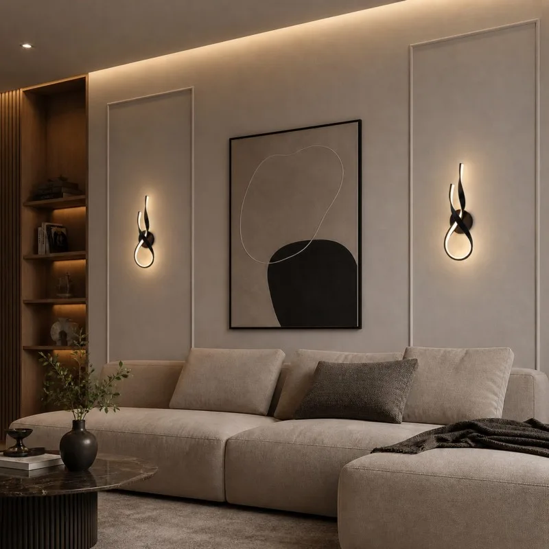 SOLEA 137 ZIDNA LAMPA 20W 3000K CRNA — slika 2