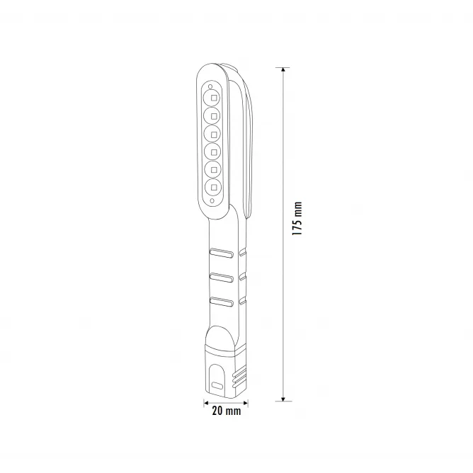 BATERIJSKA LED LAMPA YS-5269 — slika 2