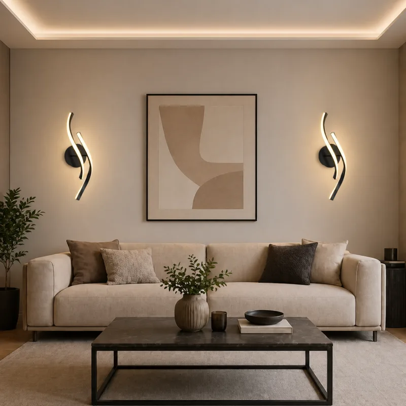 SOLEA 162 ZIDNA LAMPA 12W CCT CRNA — slika 3