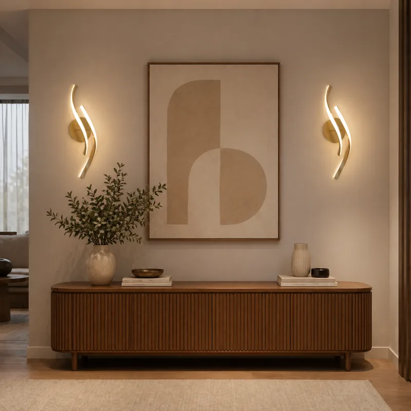 SOLEA 162 ZIDNA LAMPA 12W CCT ZLATO — slika 2