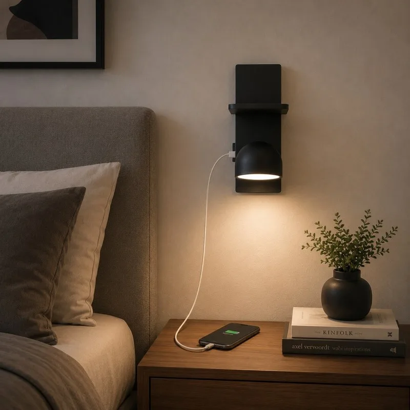 SOLEA 57 ZIDNA LAMPA 7W 3000K CRNA DIMABILNA — slika 2