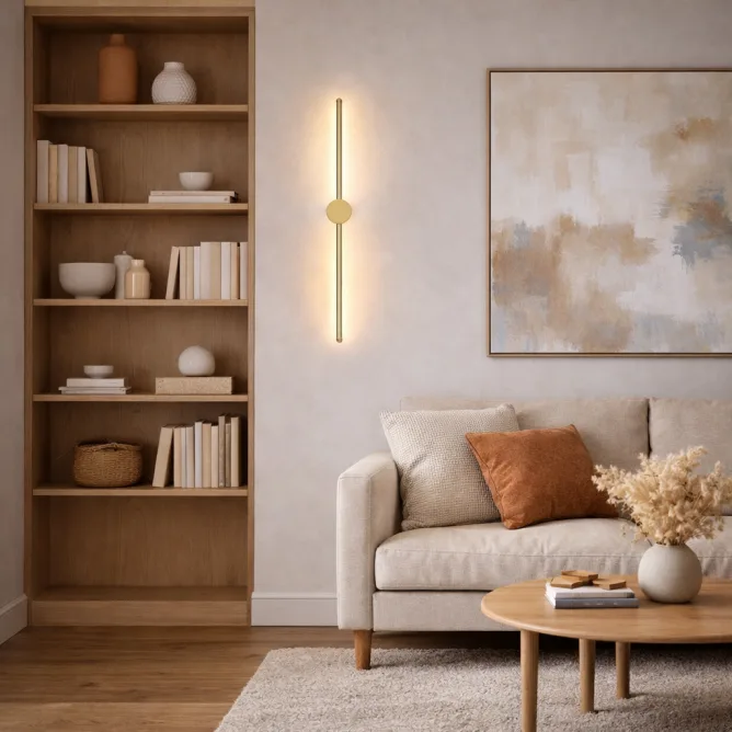 SOLEA 54 ZIDNA LAMPA 12W 3000K ZLATO — slika 2