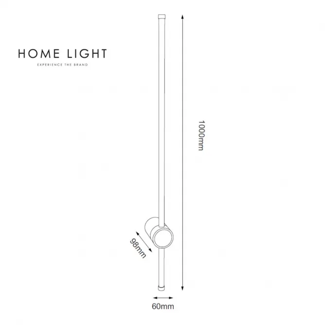 SOLEA 54 ZIDNA LAMPA 12W 3000K CRNA — slika 4