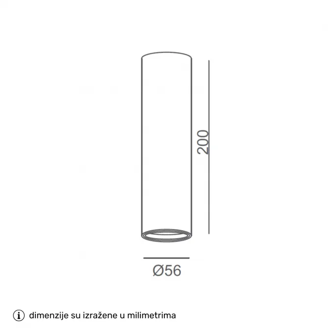 TALIA 88 SPOT LAMPA 1*GU10 CRNA — slika 3