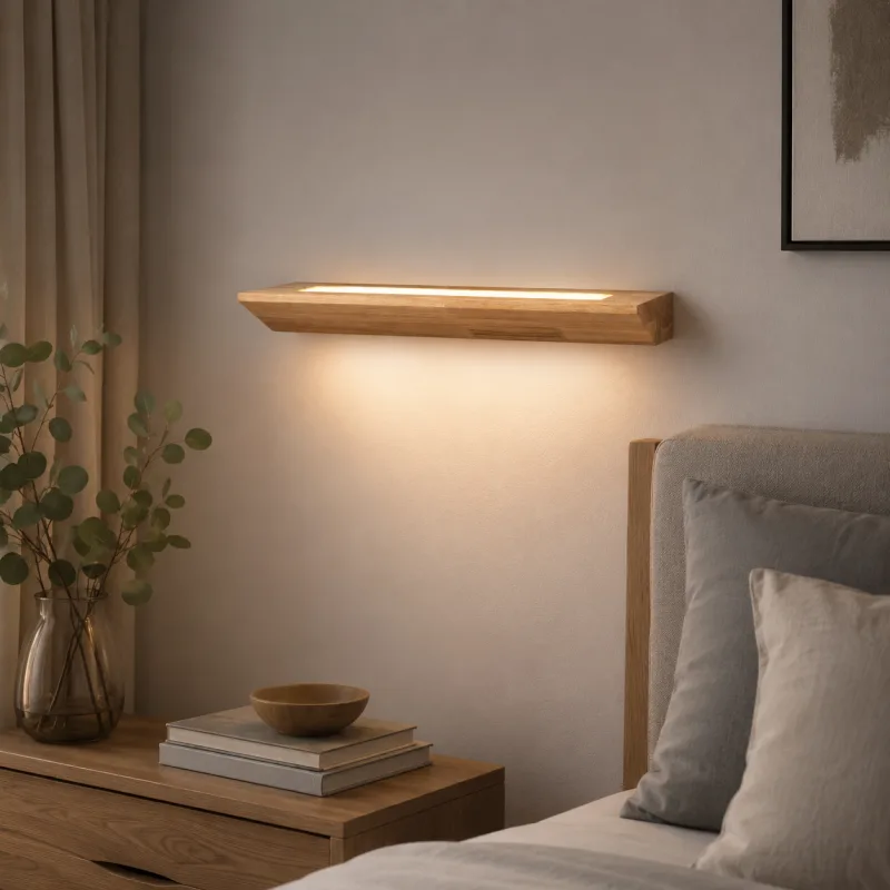 SOLEA 50 ZIDNA LAMPA 12W 3000K DRVO — slika 2