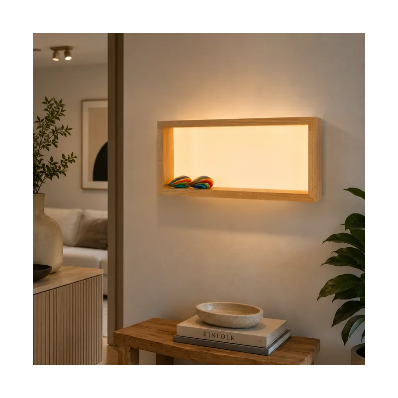 SOLEA 49 ZIDNA LAMPA 20W 3000K DRVO — slika 2