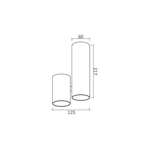 Plafonska lampa AFS103-1C BK — slika 2
