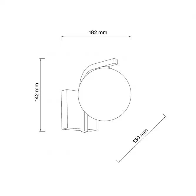TALIA 38 ZIDNA LAMPA 1*G9 SIVA/HROM — slika 3