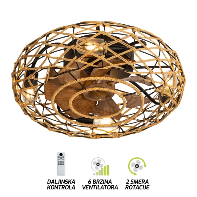 Plafonska lampa sa ventilatorom FV7002-48 NT