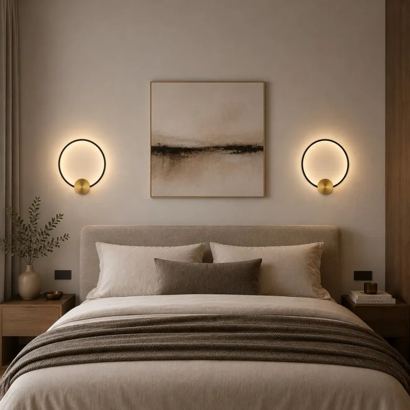 VESTA 657 ZIDNA LAMPA 10W 3000K CRNA/MESING — slika 2