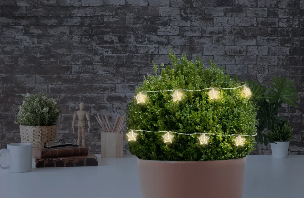 LED lanac sa metalnim srebrnim bojama, 10XLED — slika 6
