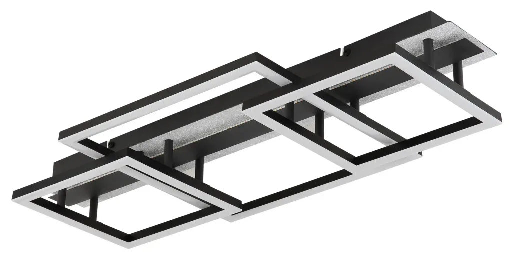 DECKENLEUCHTE METALL SCHWARZ MATT, 1XLED — slika 2