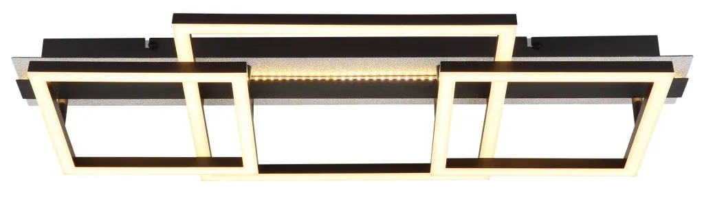 DECKENLEUCHTE METALL SCHWARZ MATT, 1XLED — slika 3