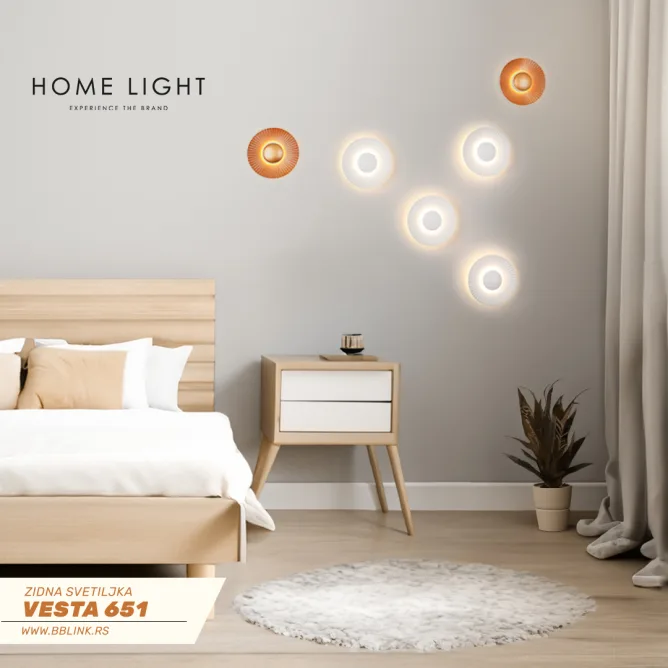 VESTA 651 ZIDNA SVETILJKA 8W 3000K — slika 5