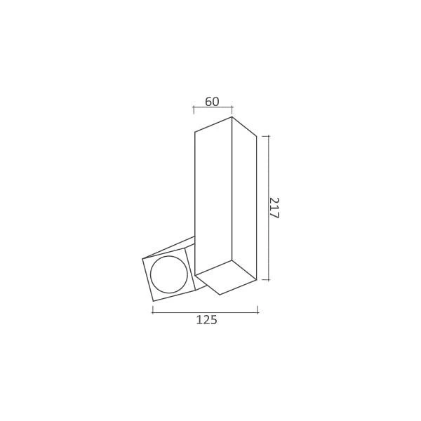 Plafonska lampa AFS101-1C BK — slika 2