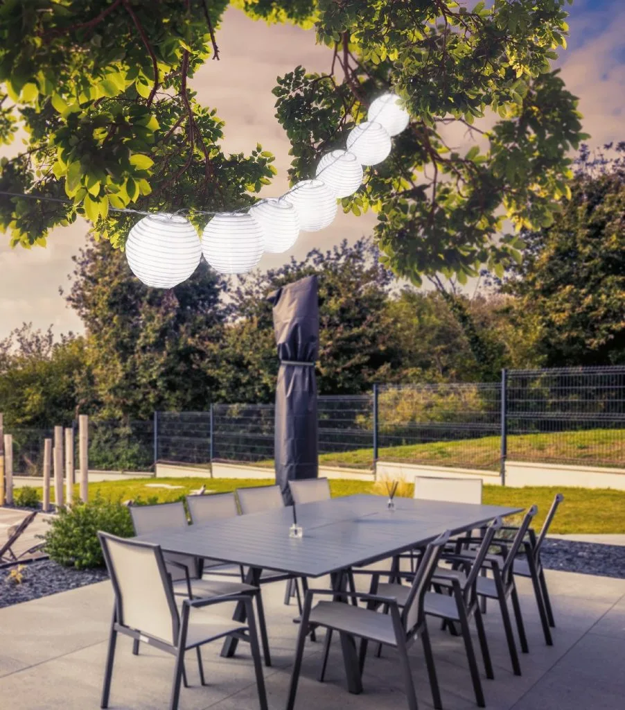 SOLARLEUCHTE KUNSTSTOFF WEIß, 10XLED — slika 2