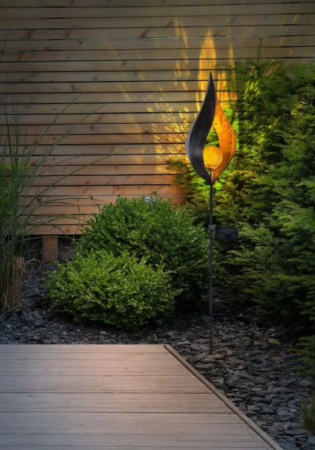 SOLARLEUCHTE METALL BRONZEFARBEN, 1XLED