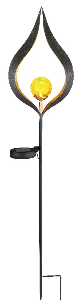 SOLARLEUCHTE METALL BRONZEFARBEN, 1XLED — slika 3