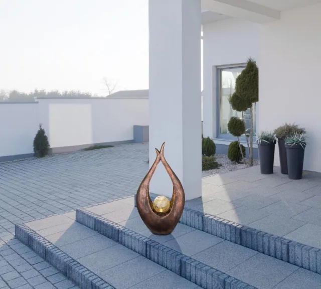SOLARNA LAMPA PLASTIKA BOJA BRONZE, 1XLED