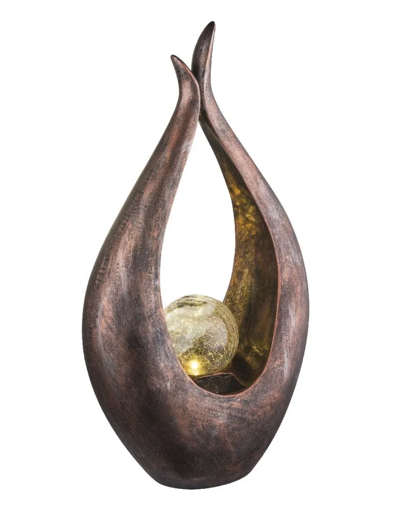 SOLARNA LAMPA PLASTIKA BOJA BRONZE, 1XLED — slika 5