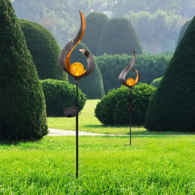 SOLARNA LAMPA METAL BOJA BRONZE, 1XLED