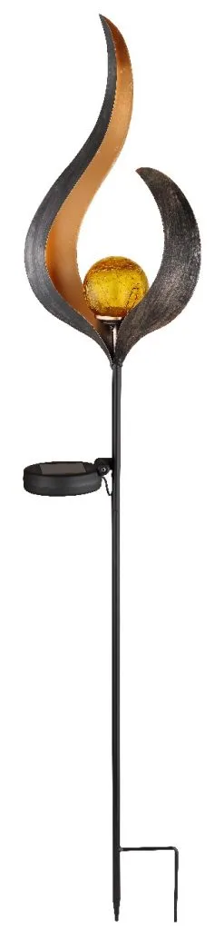 SOLARNA LAMPA METAL BOJA BRONZE, 1XLED — slika 2