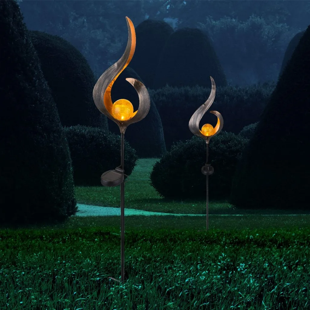SOLARNA LAMPA METAL BOJA BRONZE, 1XLED — slika 5