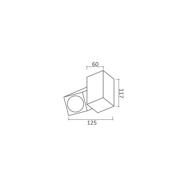 Plafonska lampa AFS100-1C WH — slika 2