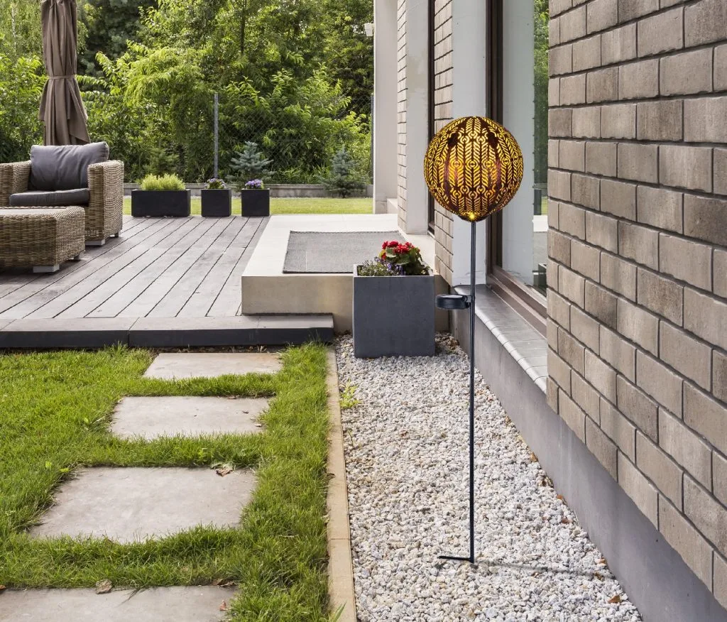 SOLARLEUCHTE METALL SCHWARZ, 1XLED — slika 2