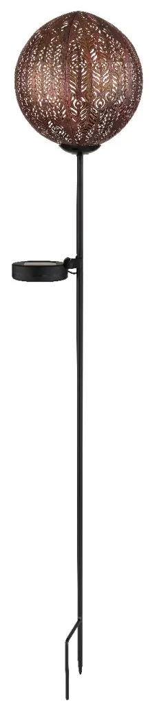 SOLARLEUCHTE METALL SCHWARZ, 1XLED — slika 3