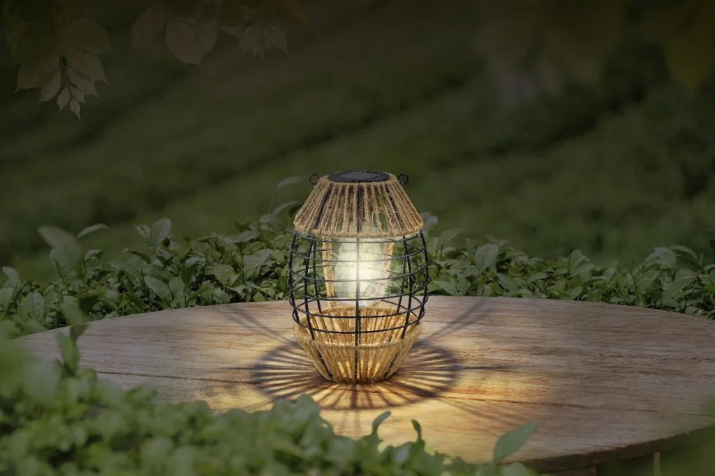 SOLARNA LAMPA METAL CRNA MATT, 1XLED — slika 2