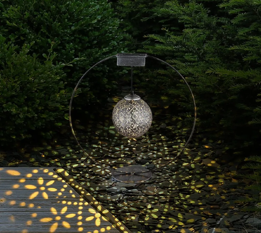SOLARNA LAMPA METAL SREBRNA BOJA, 1XLED — slika 2