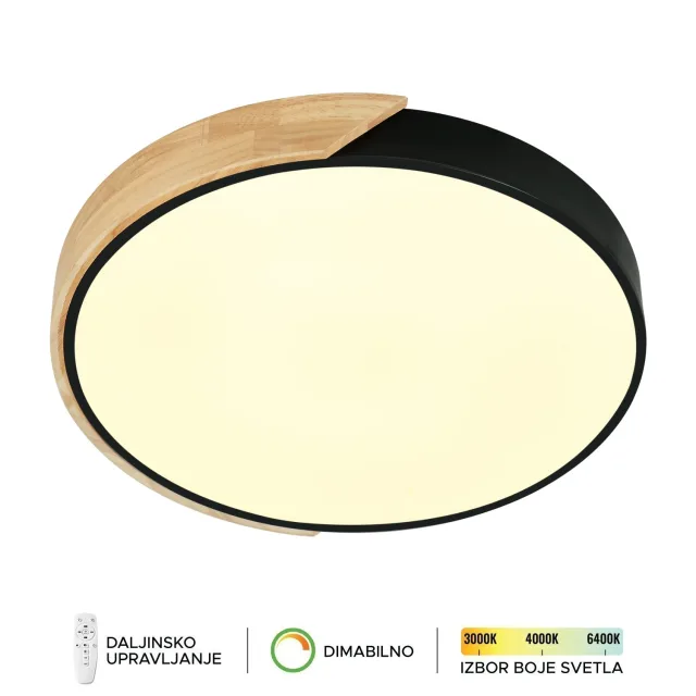 LED plafonska lampa F2811-30C BK+WD