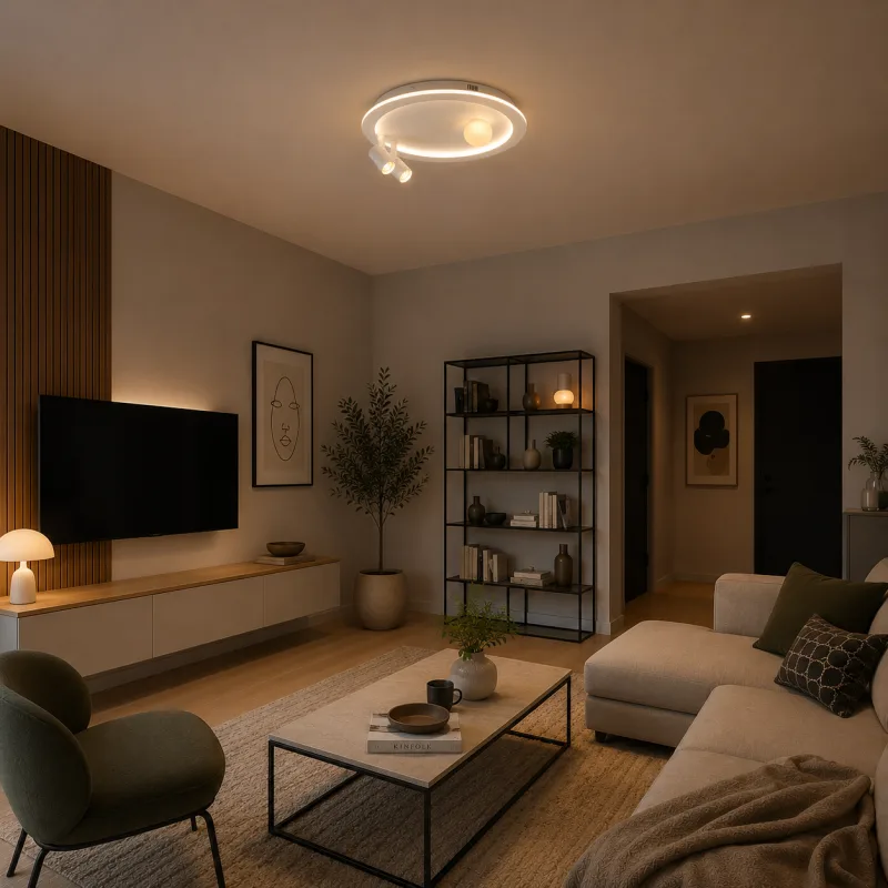 VESTA 483 PLAFONSKA SVETILJKA 30W+2*5W+3W 3000K BELA — slika 2