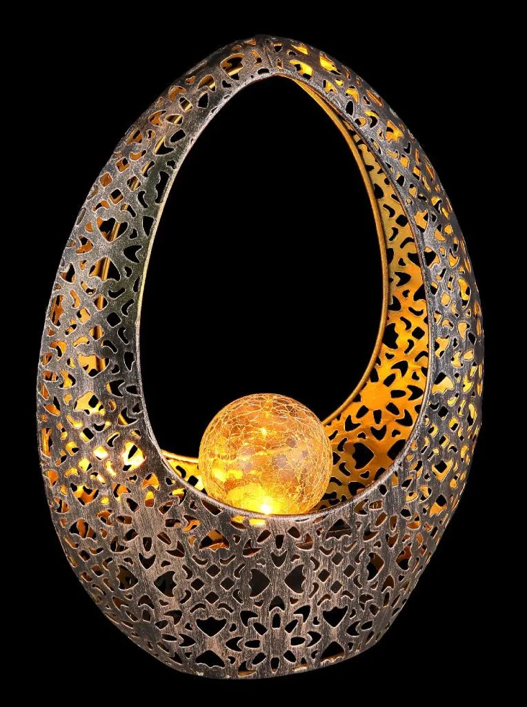 SOLARLEUCHTE METALL BRONZEFARBEN, 1XLED — slika 5