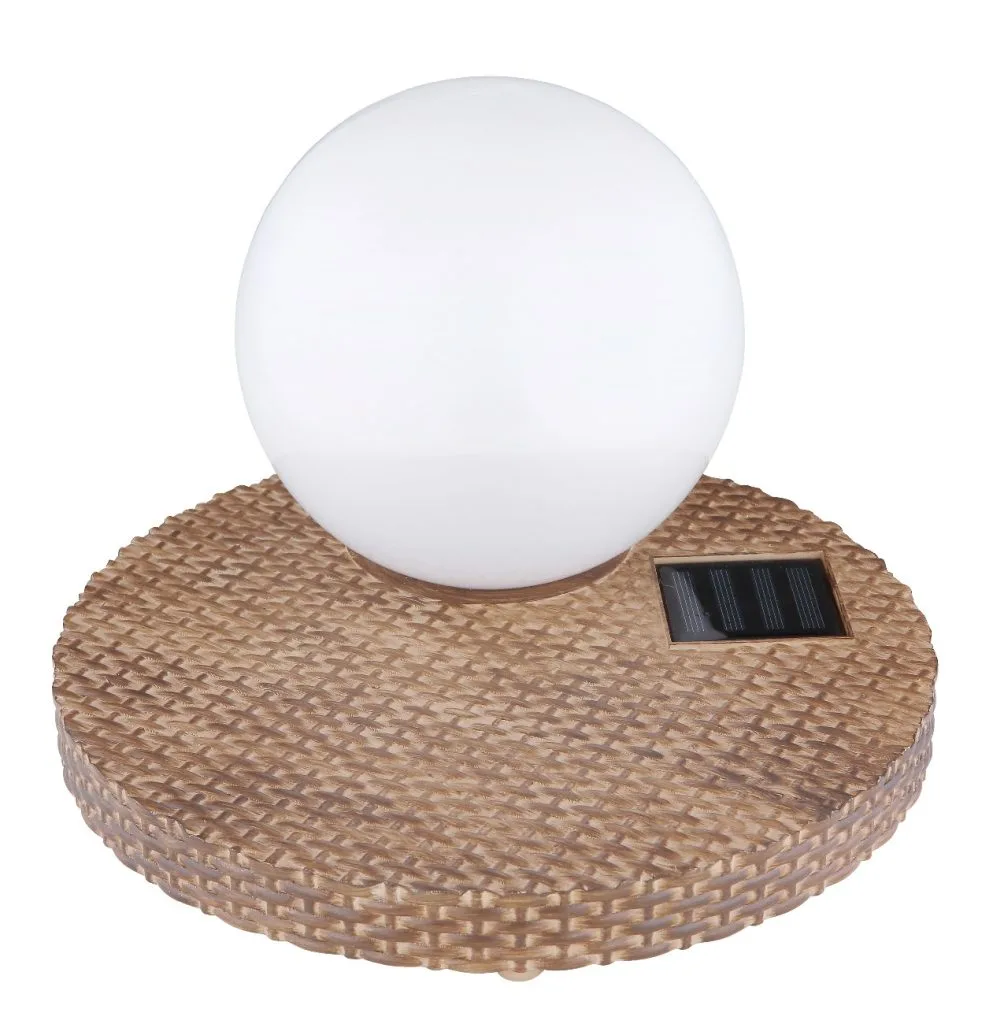 SOLARLEUCHTE RATTAN BRAUN, 1XLED — slika 3