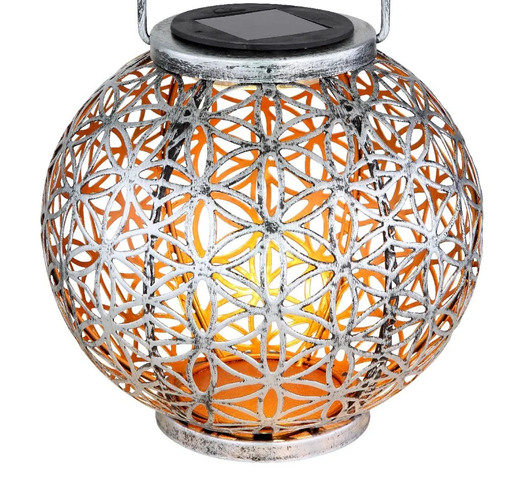 SOLARNA LAMPA METAL SREBRNA BOJA, 1XLED — slika 4